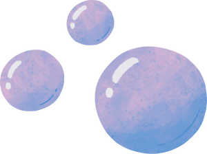 Stylized Watercolor Bubbles